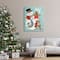 Stupell Industries Joy Smiling Snowman Holiday Deer Canvas Wall Art